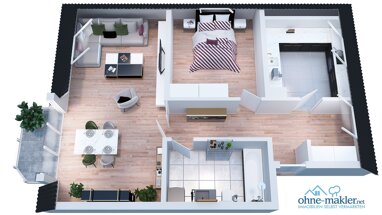 Wohnung zur Miete 350 € 2 Zimmer 58 m² 2. Geschoss Klopstockstraße 8c Aschersleben Aschersleben 06449