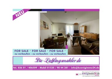 Wohnung zum Kauf 119.900 € 2 Zimmer 61,5 m² Nord Gotha 99867
