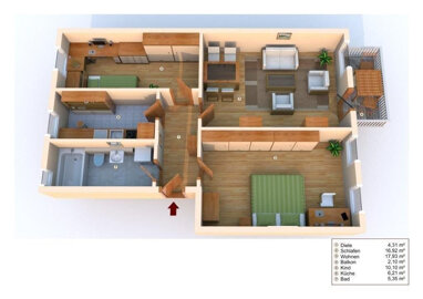 Wohnung zum Kauf 145.000 € 3 Zimmer 63 m² 1. Geschoss Winterbergstraße Strehlen-Nordost (Basteistr.) Dresden 01237