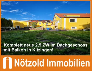 Wohnung zur Miete 795 € 2,5 Zimmer 59 m² 2. Geschoss Kitzingen Kitzingen 97318