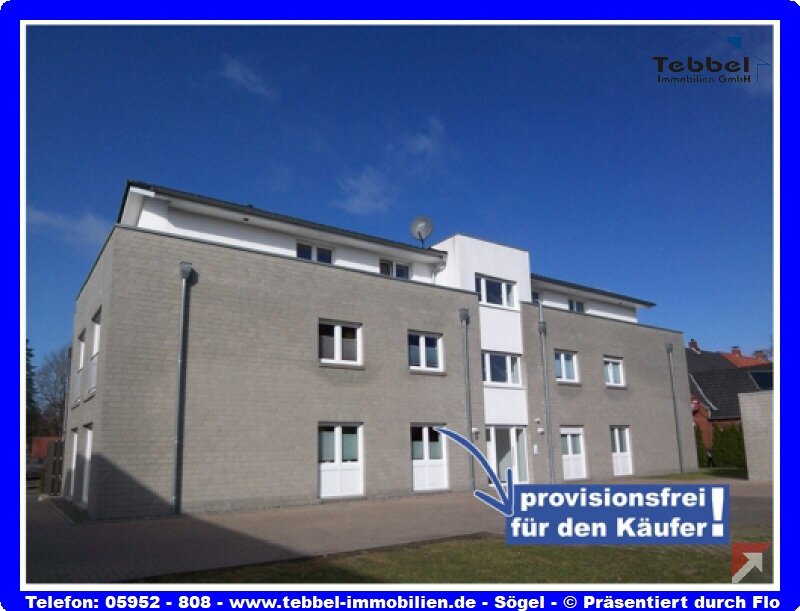 Wohnung zum Kauf provisionsfrei 212.500 € 3 Zimmer 84 m²<br/>Wohnfläche 1.<br/>Geschoss Sögel Sögel 49751