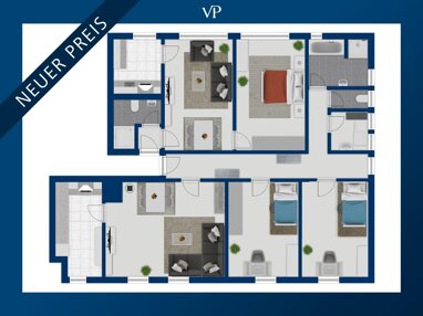 Wohnung zum Kauf 148.000 € 5 Zimmer 125 m² Erdgeschoss Neuastenberg Winterberg / Neuastenberg 59955