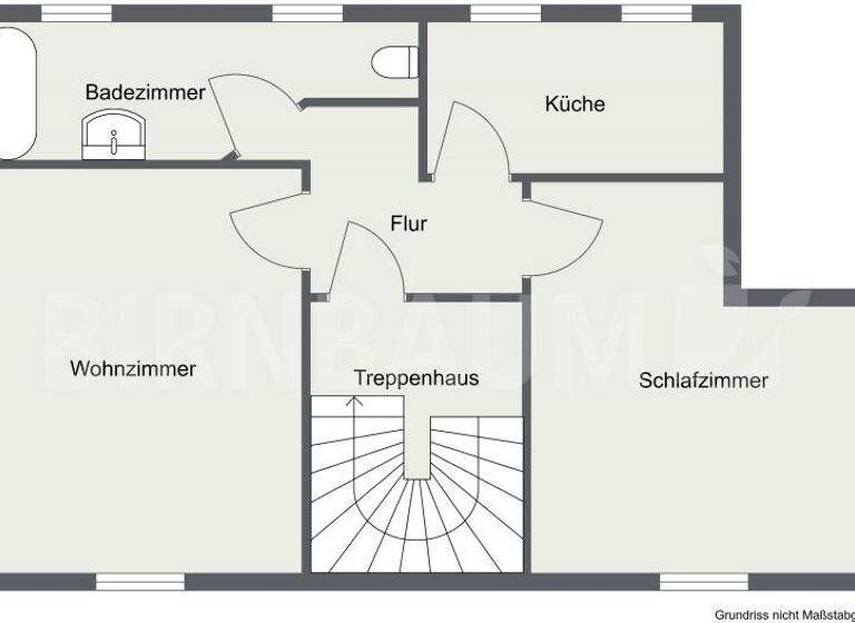 Wohnung zur Miete 470 € 2 Zimmer 45 m² EG frei ab sofort Franz-Mehring-Straße 7 Südliche Mühlenvorstadt Greifswald 17489