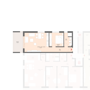 Wohnung zum Kauf Provisionsfrei 323.000 € 2 Zimmer 58,5 m² 1. Geschoss Kanderweg Binzen 79589