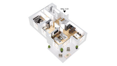 Wohnung zum Kauf Provisionsfrei 406.995 € 3,5 Zimmer 94,7 m² Erdgeschoss Dietenheim Dietenheim 89165