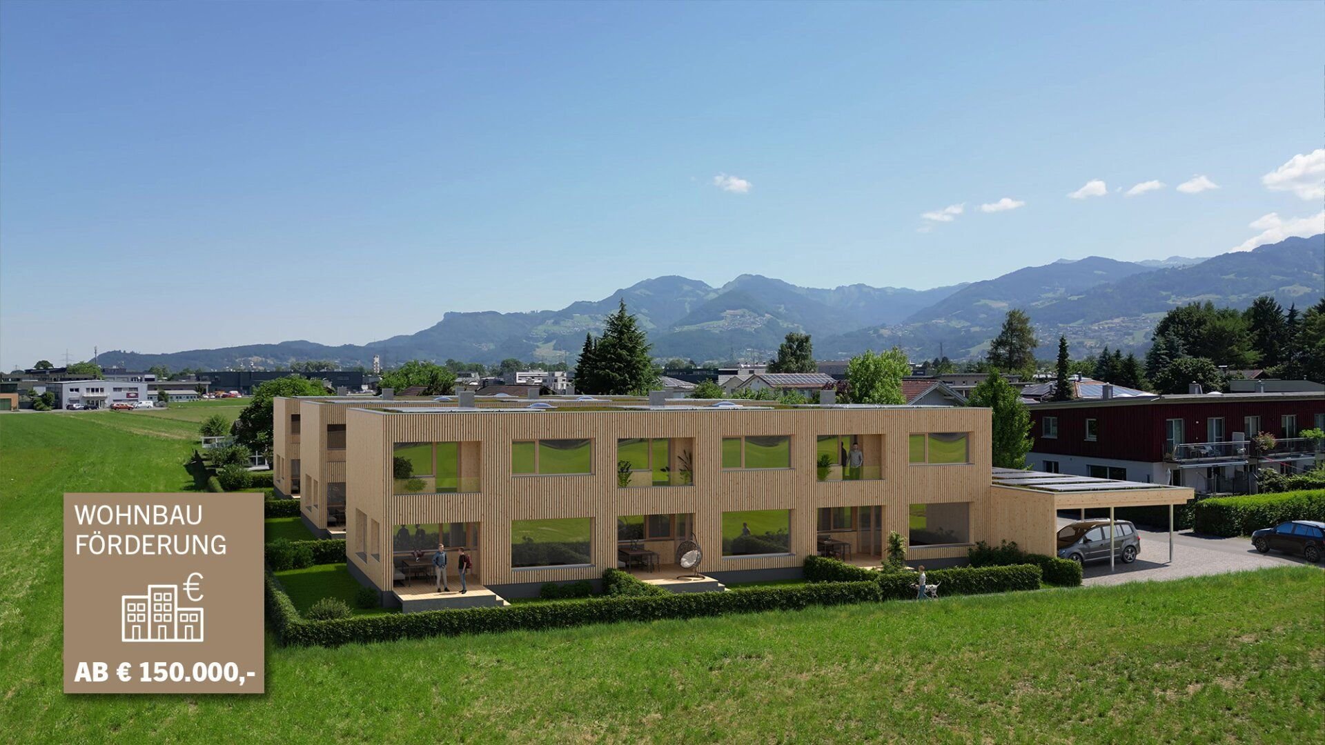 Reihenmittelhaus zum Kauf 789.000 € 5 Zimmer 107 m²<br/>Wohnfläche Feldkirch 6800