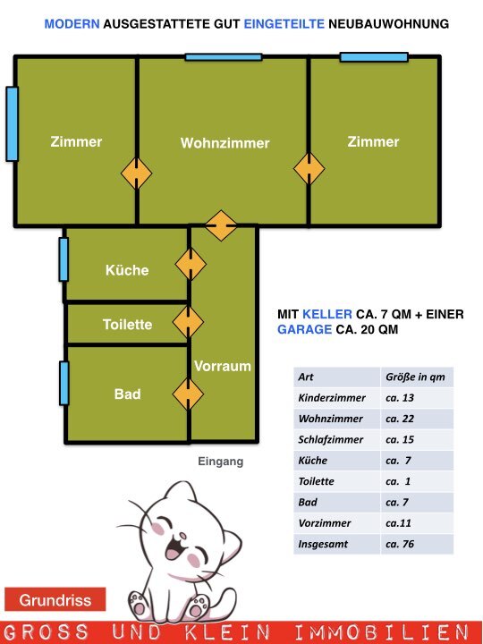 Wohnung zum Kauf 359.000 € 3 Zimmer 76 m²<br/>Wohnfläche 2.<br/>Geschoss Wien 1230