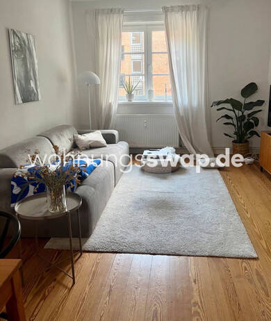 Studio zur Miete Tauschwohnung 625 € 2 Zimmer 56 m² 1. Geschoss Winterhude Hamburg 22303
