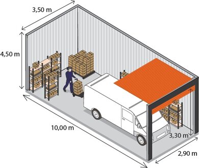 Garage zur Miete provisionsfrei 275 € Am Roten Berg 16 Hohenwinden Erfurt 99086