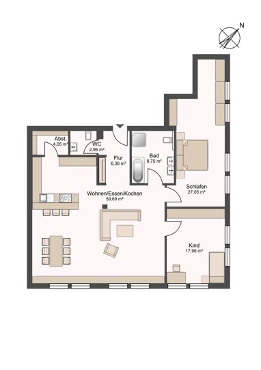 Loft zum Kauf 634.900 € 3,5 Zimmer 123 m² Bad Wimpfen Bad Wimpfen 74206