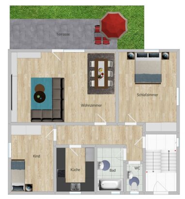 Wohnung zum Kauf 240.000 € 3 Zimmer 83 m² Weiler Schorndorf 73614