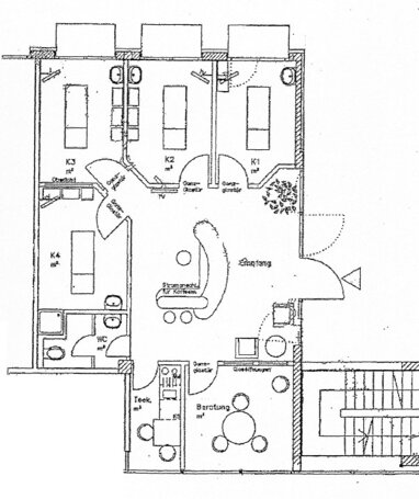 Praxis zur Miete 1.800 € 4 Zimmer 96 m² Bürofläche Bahnhofsviertel Regensburg 93047