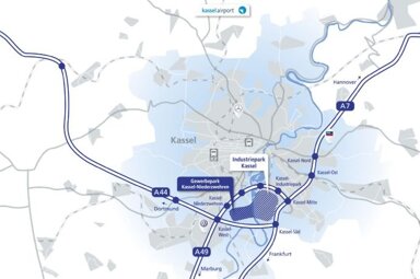 Gewerbepark zum Kauf provisionsfrei 5.000 m² Grundstück Niederzwehren Kassel 34134