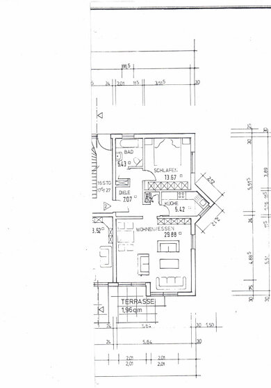 Wohnung zur Miete 650 € 2 Zimmer 62 m² Geschoss EG/3 Ingelheim am Rhein 55218