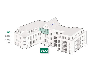 Studio zum Kauf provisionsfrei 265.755 € 1,5 Zimmer 59,8 m² 3. Geschoss frei ab sofort Bleichstraße 14 Freistett Rheinau 77866