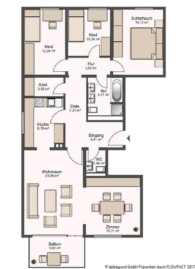 Wohnung zum Kauf 729.900 € 4,5 Zimmer 116 m² 1. Geschoss Solln München 81477