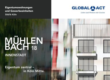 Büro-/Praxisfläche zur Miete provisionsfrei 1.100 € 2 Zimmer 57,9 m² Bürofläche Altstadt - Süd Köln 50676