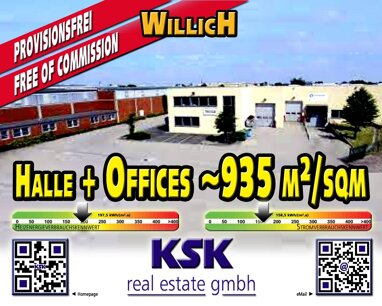 Lagerhalle zur Miete Provisionsfrei 935 m² Lagerfläche Willich Willich 47877