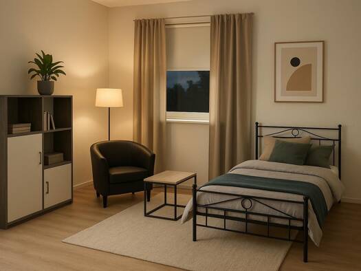 Wohnung zur Miete 390 € 1 Zimmer 18 m² Gröningen 74589