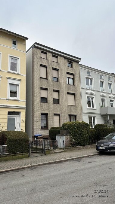 Wohnung zum Kauf Provisionsfrei 145.000 € 3 Zimmer 62 m² Erdgeschoss Brockesstraße 18 Holstentor - Nord Lübeck 23554