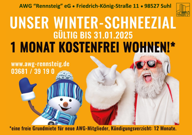 Wohnung zur Miete 415 € 2 Zimmer 62,5 m² 2. Geschoss frei ab 01.12.2024 Stadelstraße 5 Wahlbezirk 14 Suhl 98527