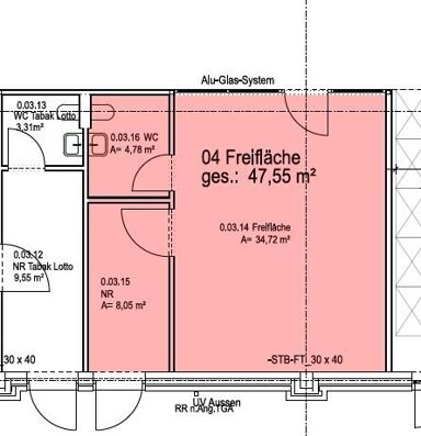 Laden zur Miete provisionsfrei 3 Zimmer 47,6 m² Verkaufsfläche Am Redder 2 Bargteheide 22941