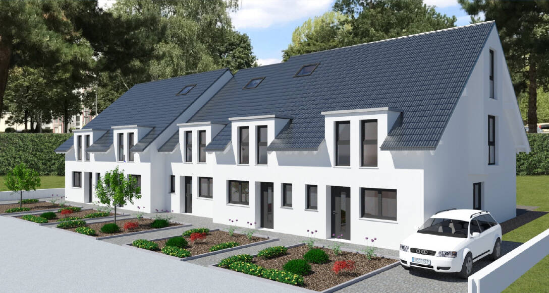 Modernes Stadthaus in gehobenen Wohngegend