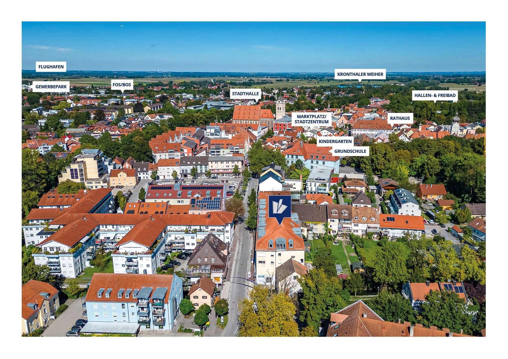 Studio zum Kauf provisionsfrei 1.150.000 € 4 Zimmer 127,2 m²<br/>Wohnfläche 4.<br/>Geschoss Erding Erding 85435