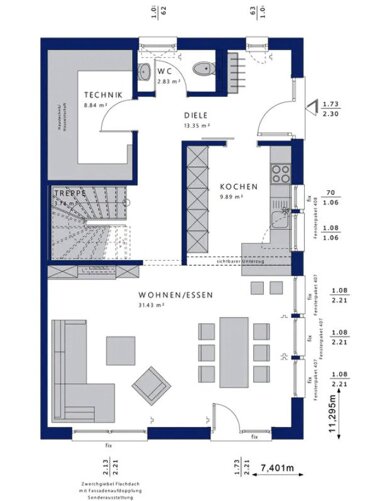 Doppelhaushälfte zum Kauf provisionsfrei 468.540 € 5 Zimmer 139 m² 636 m² Grundstück Hilzingen Hilzingen 78247