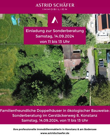 Doppelhaushälfte zum Kauf provisionsfrei 6 Zimmer 182 m² 200 m² Grundstück Wollmatingen Konstanz 78467