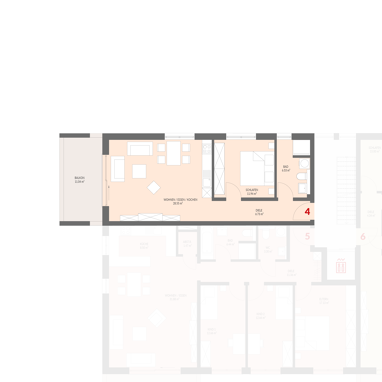 Wohnung zum Kauf Provisionsfrei 323.000 € 2 Zimmer 58,5 m² 1. Geschoss Kanderweg Binzen 79589