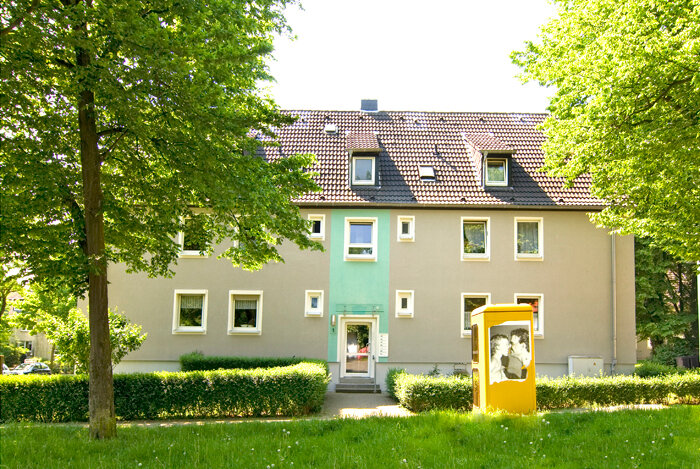 Wohnung zur Miete 329 € 3 Zimmer 44,2 m²<br/>Wohnfläche 1. Stock<br/>Geschoss Warendorfer Straße 1 Resser Mark Gelsenkirchen 45892