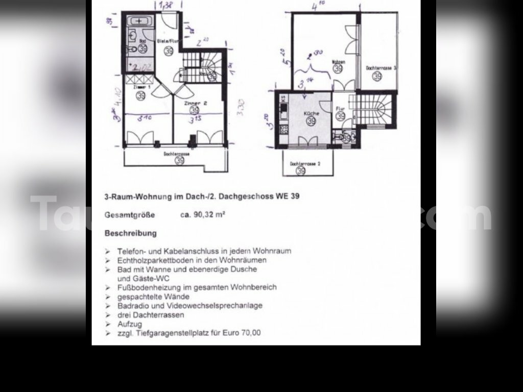Maisonette zur Miete 1.090 € 3 Zimmer 90 m²<br/>Wohnfläche 5. Stock<br/>Geschoss Zentrum - Nord Leipzig 04105