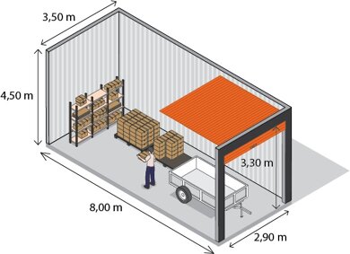 Garage zur Miete provisionsfrei 219 € Am Roten Berg 16 Hohenwinden Erfurt 99086