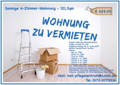 Wohnung zur Miete 629 € 4 Zimmer 121,3 m² Rietschen Rietschen 02956