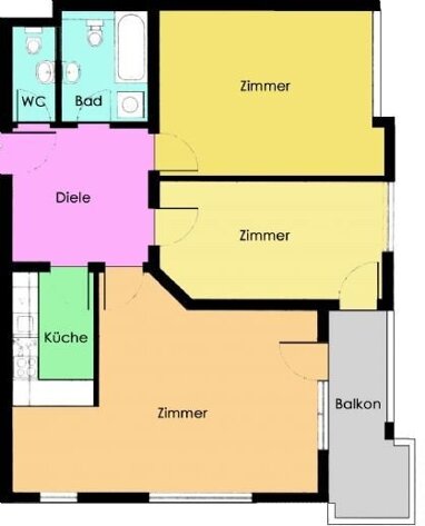Wohnung zur Miete 460 € 3 Zimmer 83 m² Erdgeschoss Mühlenallee 08 Meuro Schipkau 01998