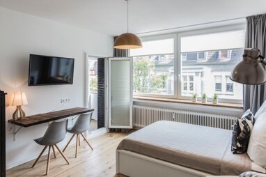 Wohnung zur Miete Wohnen auf Zeit 1.200 € 1 Zimmer 28 m² frei ab 02.08.2024 Hoffeldstraße Flingern - Nord Düsseldorf 40235