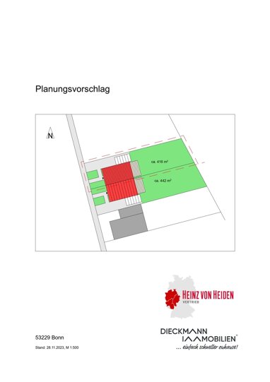 Doppelhaushälfte zum Kauf Provisionsfrei 711.600 € 6 Zimmer 152 m² 416 m² Grundstück Holtorf Bonn 53229