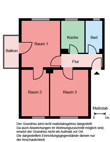 Wohnung zur Miete 390 € 3 Zimmer 54 m² 2. Geschoss Sugambrerstraße 12 Oberaden Bergkamen 59192