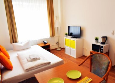 Wohnung zur Miete Wohnen auf Zeit 1.302 € 1 Zimmer 22 m² frei ab 11.08.2024 Werftstraße Gutleutviertel Frankfurt am Main 60327
