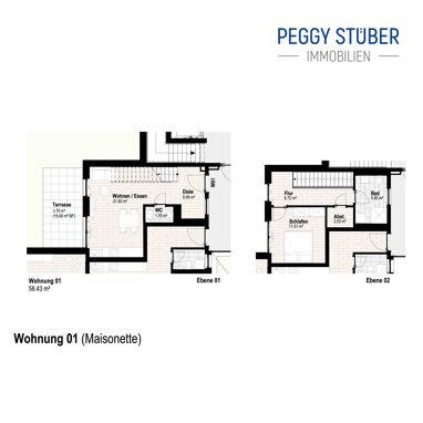 Wohnung zur Miete 701 € 2 Zimmer 58,4 m² Waldbreitbach Waldbreitbach 56588
