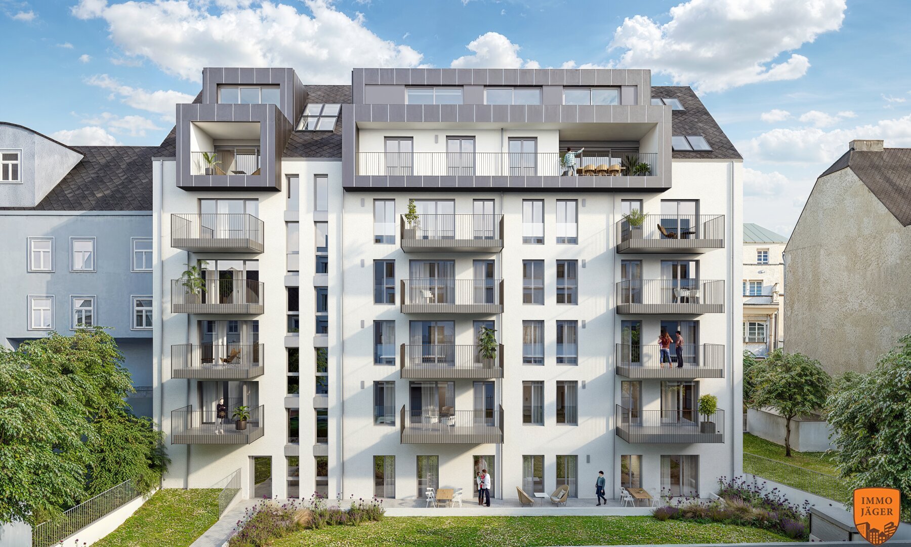 Terrassenwohnung zum Kauf 789.000 € 3 Zimmer 103,4 m²<br/>Wohnfläche 5.<br/>Geschoss 01.12.2026<br/>Verfügbarkeit Reindlstraße 19 Urfahr Linz 4040