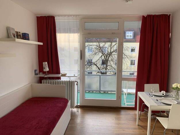 Wohnung zur Miete 1.100 € 1 Zimmer 33 m² 3. Geschoss Hiltenspergerstr. 66 Schwabing-West München 80796