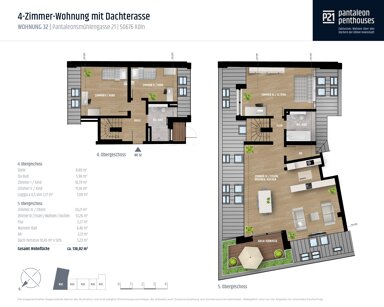 Penthouse zum Kauf 1.100.000 € 4 Zimmer 136,8 m² frei ab sofort Pantaleonsmühlengasse 21 Altstadt - Süd Köln 50676