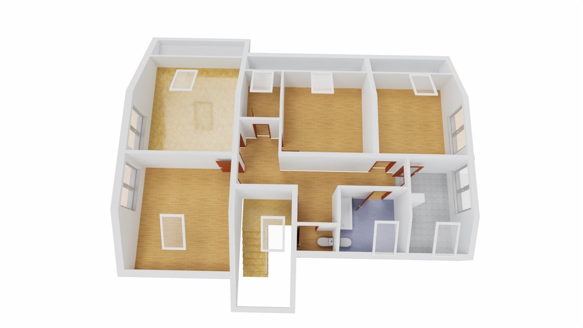 Wohnung zur Miete 980 € 4 Zimmer 118 m²<br/>Wohnfläche 2. Stock<br/>Geschoss Hettigenbeuern Hettigenbeuern 74722