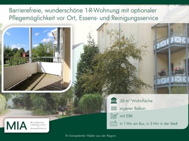 Wohnung zur Miete 250 € 2 Zimmer 35 m² 3. Geschoss Burgstädter Straße 75 Mittweida Mittweida 09648