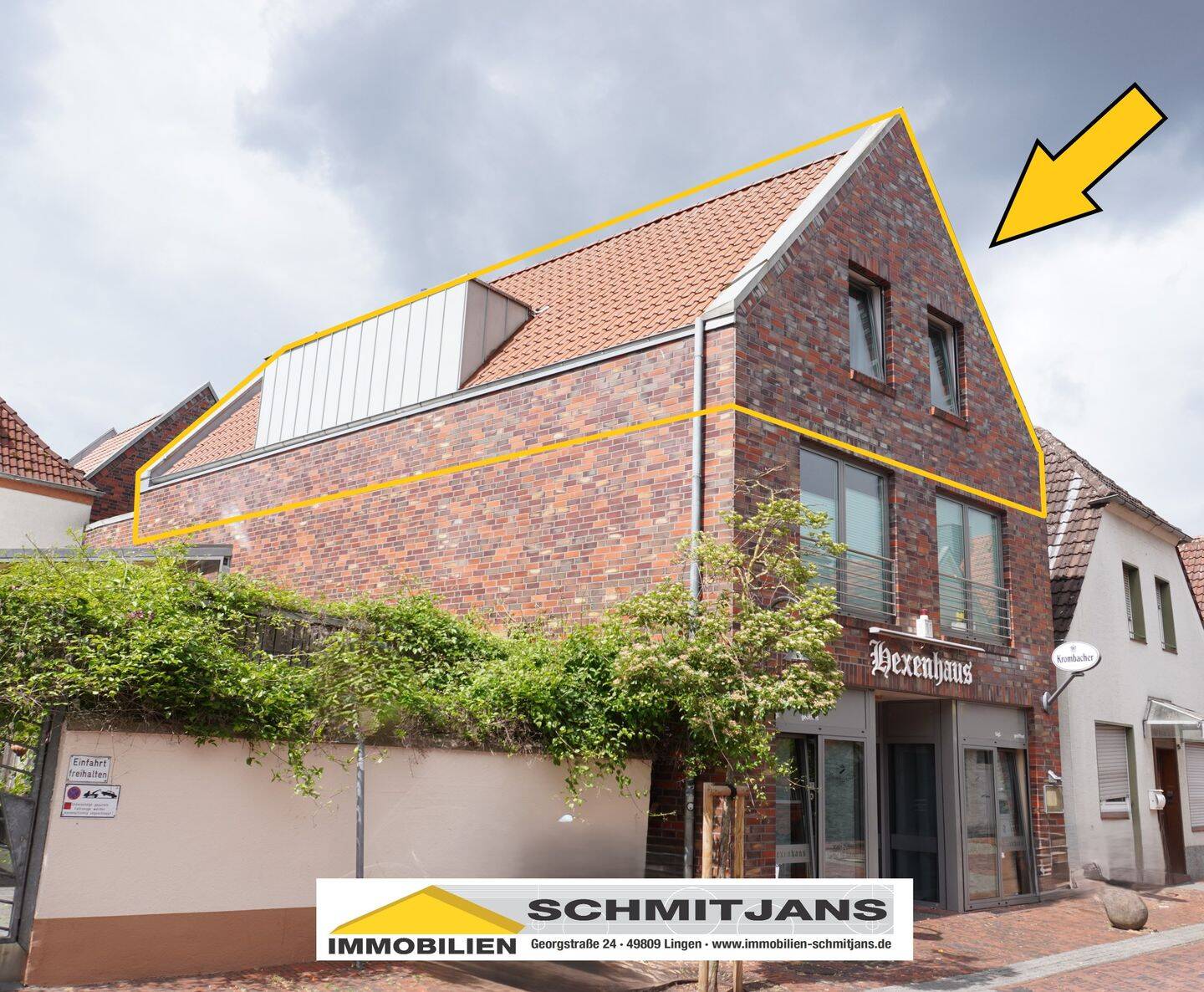 Exklusive Eigentumswohnung in bester Innenstadtlage von Lingen mit Loggia