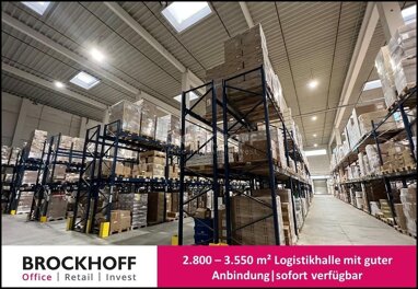 Halle/Industriefläche zur Miete 3.550 m² Lagerfläche teilbar ab 2.800 m² Flughafen Dortmund 44319