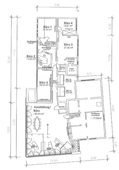 Bürofläche zur Miete provisionsfrei 900 € 259 m² Bürofläche Wittmar 38329