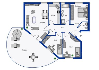 Wohnung zur Miete 792 € 4 Zimmer 99 m² Schloß Neuhaus Paderborn / Schloß Neuhaus 33104